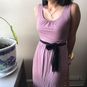 LOFT Lavender Bow Dress